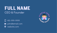 Cute Donut Kid Business Card Image Preview