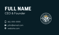 Hipster Skull Streetwear Business Card Image Preview