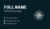 Hipster Skull Streetwear Business Card Image Preview