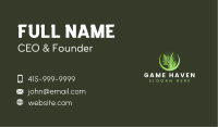 Grass Plant Landscaping Business Card Image Preview