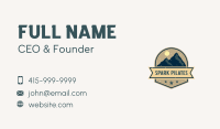 Mountaineering Wilderness Travel Business Card Image Preview
