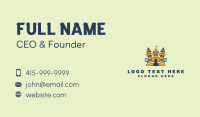 Nature Tree Castle  Business Card Preview