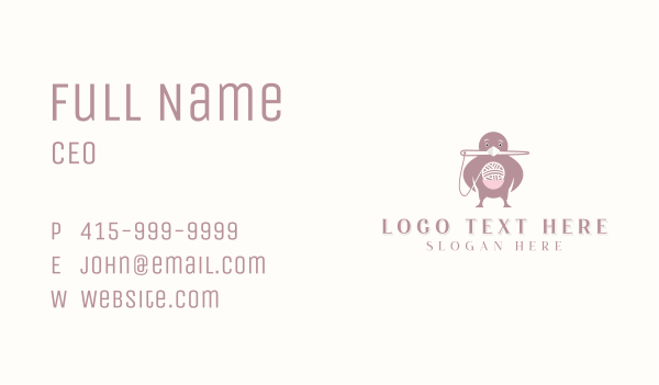 Bird Sewing Tailoring Business Card Design Image Preview