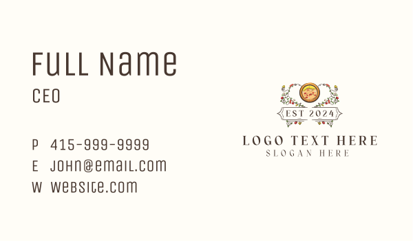 Pizza Diner Cuisine Business Card Design Image Preview