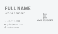 Professional Studio Letter E Business Card Design