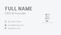 Professional Studio Letter E Business Card Image Preview