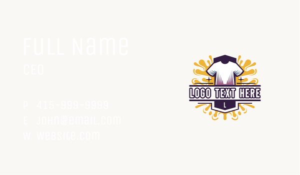 T-Shirt Apparel Clothing Business Card Design Image Preview