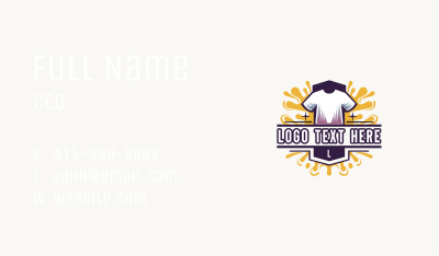 T-Shirt Apparel Clothing Business Card Image Preview