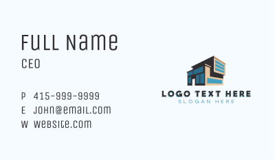 Real Estate Residential House Business Card Image Preview