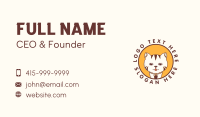 Cute Cat Kitten Business Card Design