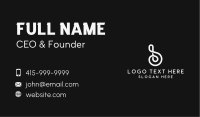 Musical Composer Recording Artist Letter S Business Card Image Preview