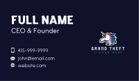 Horse Unicorn Gaming Business Card Image Preview