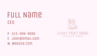 Blooming Nature Goddess Business Card Image Preview