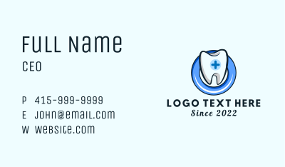 Medical Dentistry Tooth Business Card Image Preview