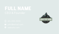 Mountaineer Adventure Travel Business Card Image Preview