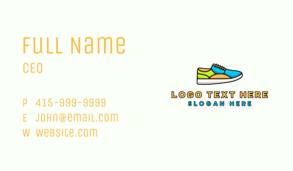 Shoe Retail Sneakers Business Card Design Image Preview