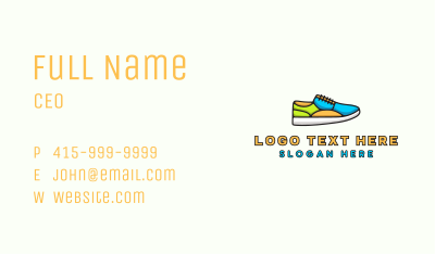 Shoe Retail Sneakers Business Card Image Preview