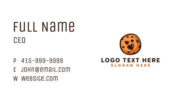 Cookie Snack Bakery Business Card Design Image Preview