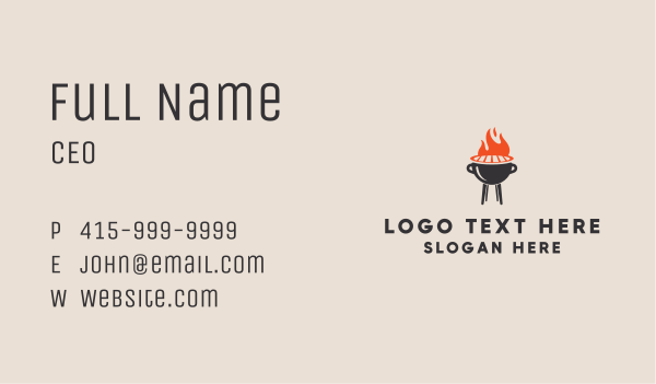 Food Grill Restaurant  Business Card Design Image Preview