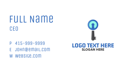 Key Search Business Card