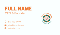Cute Baby Flower Business Card Image Preview
