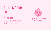 Carnation Flower Leaf Business Card Image Preview
