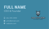 Fox Wolf Varsity Business Card Image Preview
