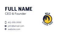 Wild Wolf Moon Business Card Image Preview