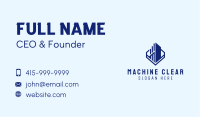 Blue Corporate Building Business Card Design