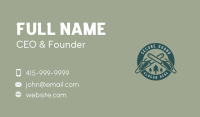 Chainsaw Forest Logging Business Card Image Preview