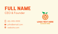 Orange Juice Pin  Business Card Image Preview