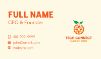 Orange Juice Pin  Business Card Image Preview