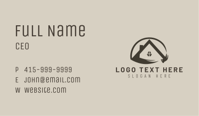 Home Roof Builder Business Card Image Preview