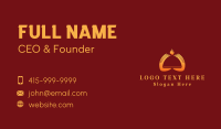 Hot Gourmet Server Business Card Preview