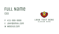 Duck Heart App  Business Card Image Preview