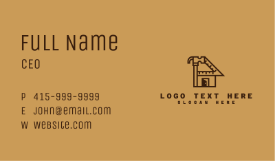 Home Repair Builder Business Card Image Preview