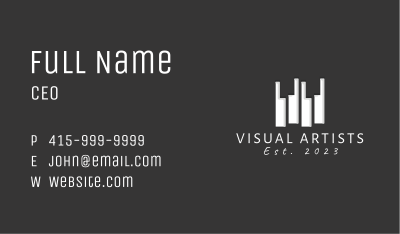 Piano Keyboard Business Card Image Preview
