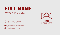Red House Bow Tie  Business Card Image Preview