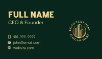 Luxury Company Building Business Card Preview