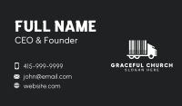 Barcode Trucking Company  Business Card Image Preview