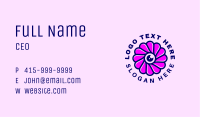 Eye Flower Ophthalmology Business Card Image Preview