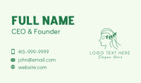 Natural Woman Beauty Business Card Image Preview