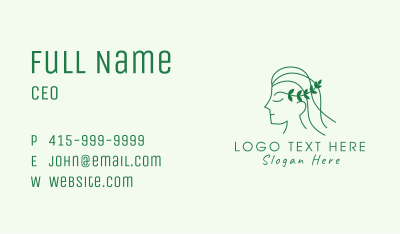 Natural Woman Beauty Business Card