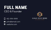 Regal Luxury Crest Business Card Design