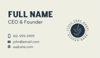 Nature Seal Wordmark  Business Card Image Preview