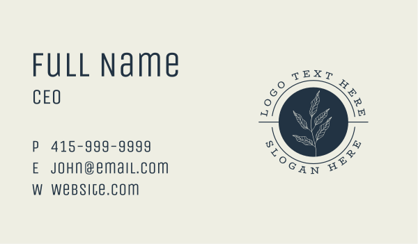 Nature Seal Wordmark  Business Card Design Image Preview
