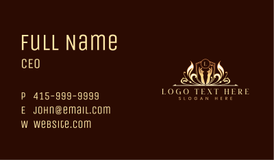  Hand Luxury Floral Business Card Image Preview