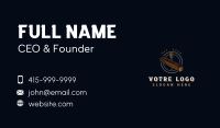 Wood Drill Carpentry Business Card Image Preview