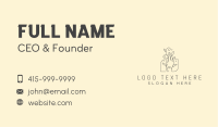 Hand Gentle Feminine Business Card Image Preview