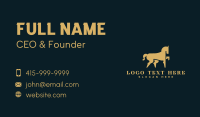 Equestrian Horse Riding Business Card Preview